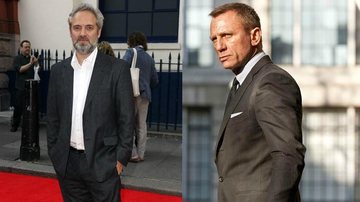 Sam Mendes e Daniel Craig voltarão a trabalhar juntos no próximo filme de 007 - Getty Images e Columbia Pictures