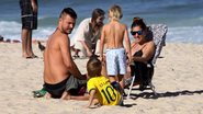 Fernanda Lima e Rodrigo Hilbert com os filhos gêmeos, João e Francisco - J. Humberto / AgNews