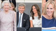 Família Middleton se junta à rainha Elizabeth II e a outros membros da realeza em abertura de festival de verão no Palácio de Buckingham - Getty Images/Foto montagem