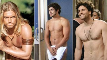 Atores sem roupa em novela - TV Globo