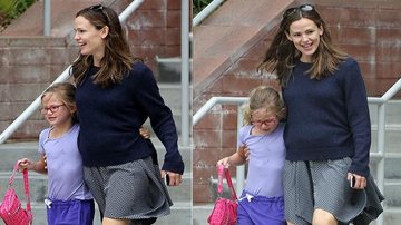 Jennifer Garner busca Violet na escola e exibe barriga de possível gravidez - The Grosby Group