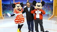 Ratinho recebe Mickey e Minnie em seu programa - Lourival Ribeiro/SBT
