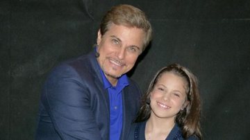 Edson Celulari e a caçula, Sophia - TV Globo