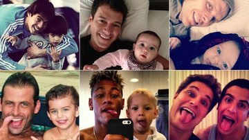 Veja quem são os pais mais babões do Instagram - Fotomontagem/Instagram