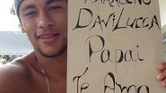 Neymar faz homenagem ao filho - Instagram/Reprodução