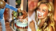 Thalia ganha torta na cara em festa de aniversário - Instagram/Reprodução