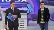 Em novo horário, Rodrigo Faro vence disputa com Silvio Santos - Divulgação/SBT e Francisco Cepeda/AgNews