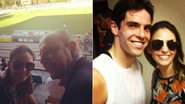 Mulher e pai de Kaká acompanham reestreia do jogador no Milan - Instagram/Reprodução