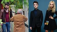 Daniel Radcliffe e Juno Temple, estrelas de 'Horns' - Reprodução e Getty Images