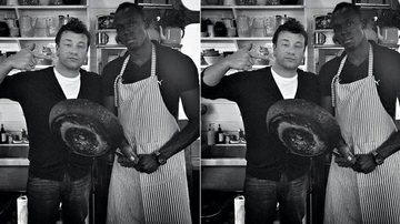 Jamie Oliver e Usain Bolt - Reprodução/Instagram