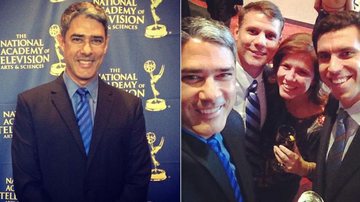 William Bonner mostra os bastidores do Emmy Internacional 2013 - Reprodução / Instagram