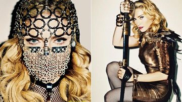 Madonna na revista Harper's Bazaar - Reprodução / Just Jared