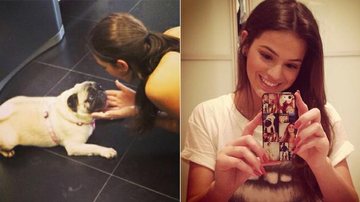 Bruna Marquezine e a cadelinha Lola - Reprodução / Instagram
