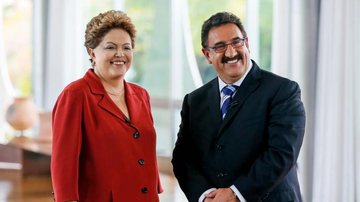 Dilma Rousseff e Ratinho no ar em entrevista - Roberto Stuckert/ PR