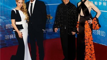Casal Avril Lavigne e Chade Kroeger em gala com Nicole Kidman e Jackie Chan - Tyrone Siu/ Reuters