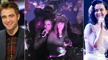 Katy Perry e Robert Pattinson cantam juntos no karaokê - Reprodução