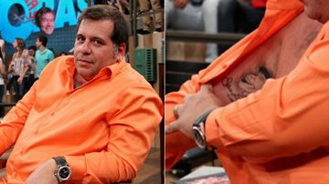 Leandro Hassum faz tatuagem em homenagem a comediante Jerry Lewis - Divulgação/TV Globo