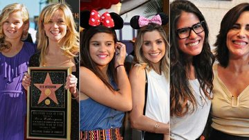 Veja filhas que são idênticas às mães famosas como Ava e Reese Witherspoon - Foto-montagem