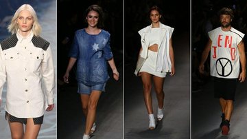 Fashion Rio: segundo dia tem top model e atrizes famosas na passarela - Foto-montagem