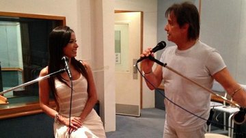Anitta ensaia com Roberto Carlos - Reprodução/ Anitta / Instagram