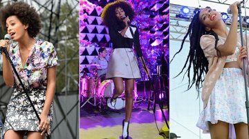 Diva no palco: looks de Solange Knowles - Foto-montagem