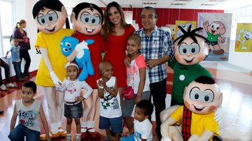 Wanessa e Maurício de Sousa visitam crianças do GRAAC - Marcos Ribas /Foto Rio News