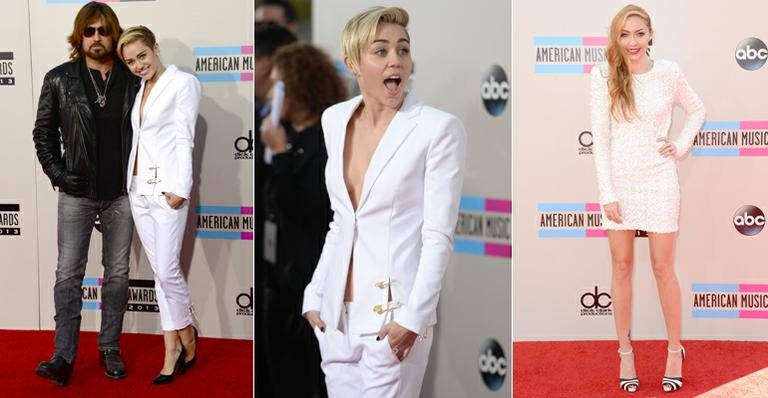 Miley Cyrus vai ao AMA com o pai e irmã - GettyImages