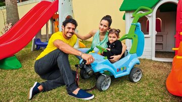 Maytê Piragibe e Marlos Cruz viajam com a filha Violeta de apenas três anos - João Passos