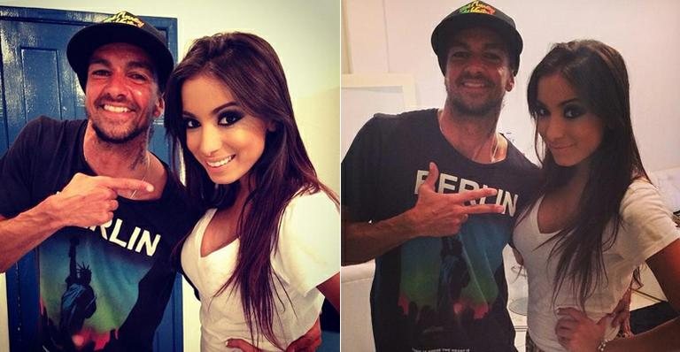 Anitta e Armandinho se encontram nos bastidores de festival - Instagram/Reprodução