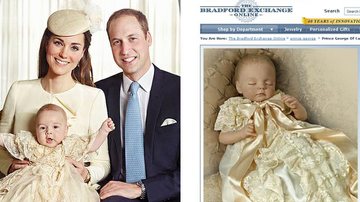 Príncipe George é transformado em boneco de porcelana - Reprodução / http://www.bradfordexchange.com/