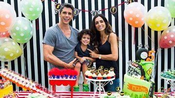 Márcio Garcia celebra o aniversário de seu filho Felipe - Bianca Gens