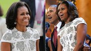 Em show de Natal, Michelle Obama usa o mesmo vestido das Olimpíadas de Londres - Foto-montagem/ Getty Images/ Reuters
