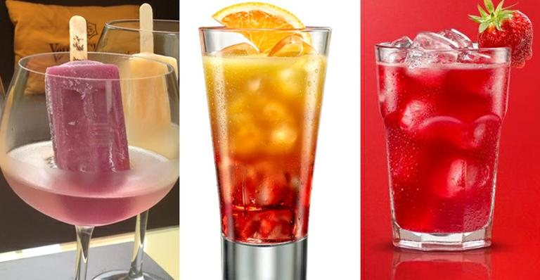 Veja a receita de cinco drinks refrescantes - Foto-montagem