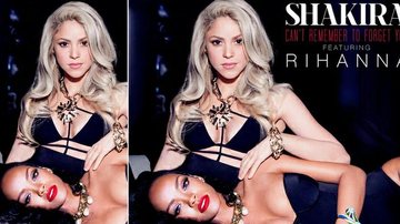 Shakira mostra capa de single com Rihanna - Divulgação