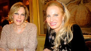 Regina Manssur e Brunete Fraccaroli durante jantar em Paris, na França - Cortesia/Regina Manssur