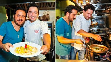 Fernando, da dupla com Sorocaba, cria prato em restaurante - João Passos / Divulgação
