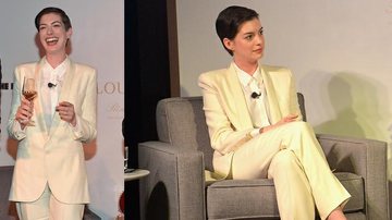 Terno feminino: aposte no visual de Anne Hathaway - Getty Images