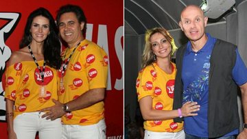 Lisandra Souto e Tande com seus novos pares - Cleomir Tavares/Divulgação