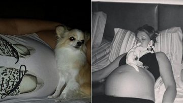 Marido de Ana Hickmann fotografa a mulher dormindo com cachorrinho - Instagram/Reprodução