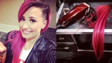 Demi Lovato raspa a lateral do cabelo - Reprodução / Instagram