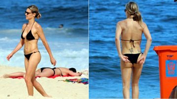 Fernanda Lima mostra boa forma na praia - Fabio Moreno/Photo RioNews