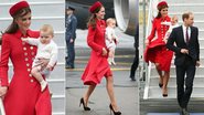Kate Middleton se inspira em Lady Di para compor look - Foto-montagem/ Getty Images