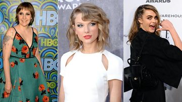 Taylor Swift pode participar da série Girls - Foto-montagem