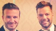 Ricky Martin encontra David Beckham na China - Instagram/Reprodução