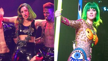 Lady Gaga na turnê ArtRAVE e Katy Perry na turnê PRISMATIC - AKM-GSI/ GrosbyGroup