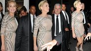 Sharon Stone usa vestido de estilista mineira em festa em Cannes - Foto-montagem