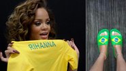Rihanna mostra torcida para o Brasil - Arquivo e Twitter