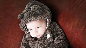 Ana Hickmann mostra o filho, Alexandre, vestido de ursinho - Instagram/Reprodução