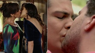 Beijo de Marina e Clara foi 78% mais rápido que o beijo de Niko e Félix - TV Globo/Divulgação