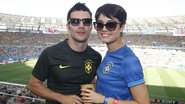 Sophie Charlotte e Daniel de Oliveira no Maracanã - Felipe Panfili/AgNews